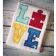 Puzzle LOVE Applique | Machine Embroidery Designs by JuJu