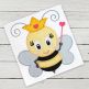 Queen Bee | Machine Embroidery Designs by JuJu/ Sew Embroidable 