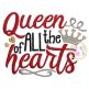 Queen of All the Hearts Embroidery | Machine Embroidery Designs by JuJu