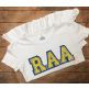 Raggy Double Varsity Applique Font | Machine Embroidery Designs by JuJu
