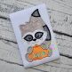 Raccoon with Pumpkin Boy Applique | Machine Embroidery Designs by JuJu