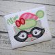 Winter Raccoon Face Girl Applique | Machine Embroidery Designs by JuJu
