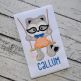 Raccoon in the Swing Boy Applique | Machine Embroidery Designs by JuJu