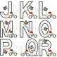 Race Track Applique Alphabet | Machine Embroidery Designs by JuJu