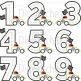 Race Track Birthday Numbers Applique | Machine Embroidery Designs by JuJu