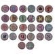 Raggedy Dots Alphabet Applique Machine Embroidery Designs by JuJu 