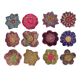 Raggedy Flowers Applique Machine Embroidery Designs by JuJu 