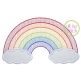 Rainbow Clouds Applique | Machine Embroidery Designs by JuJu