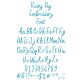 Rainy Day Embroidery Font | Machine Embroidery Designs by JuJu