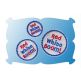 Red White Boom Snap Clip Mini