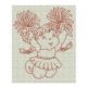 Redwork Cheerleaders Machine Embroidery Designs by JuJu
