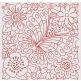 Redwork Garden Blocks Machine Embroidery Designs by JuJu