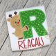 Reindeer Alphabet Set Applique | Machine Embroidery Designs by JuJu