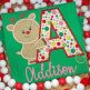 Reindeer Alphabet Set Applique | Machine Embroidery Designs by JuJu