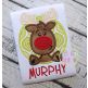 Reindeer Circle Boy Applique | Machine Embroidery Designs by JuJu
