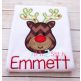 Reindeer Face Applique | Machine Embroidery Designs by JuJu