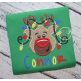 Reindeer Head Lights Applique | Machine Embroidery Designs by JuJu