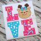 Reindeer Love Applique | Machine Embroidery Designs by JuJu