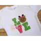 Reindeer Love Applique | Machine Embroidery Designs by JuJu