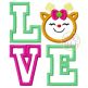 Reindeer Love Applique | Machine Embroidery Designs by JuJu