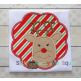 Reindeer Scallop | Machine Embroidery Designs by JuJu/ Stitch Away Applique 