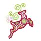 Reindeer Silhouette Applique | Machine Embroidery Designs by JuJu