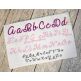 Requited Script Embroidery Font | Machine Embroidery Designs by JuJu