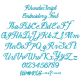 Rhonda Script Embroidery Font | Machine Embroidery Designs by JuJu