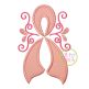 Awareness Ribbon Swirl Applique | Machine Embroidery Designs by JuJu