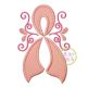 Awareness Ribbon Swirl Applique | Machine Embroidery Designs by JuJu