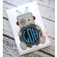Robot Monogram Applique | Machine Embroidery Designs by JuJu