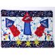 ITH Patriotic Rockets Mug Rug | Machine Embroidery Designs by JuJu