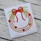 Rope Christmas Wreath Embroidery | Machine Embroidery Designs by JuJu