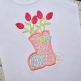 Rosebuds in Boot Applique | Machine Embroidery Designs by JuJu