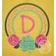 Rose Shamrock Frame Applique | Machine Embroidery Designs by JuJu