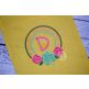 Rose Shamrock Frame Applique | Machine Embroidery Designs by JuJu