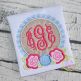 Itch 2 Stitch Roses Monogram Frame Applique Digital Embroidery Machine Designs by JuJu