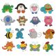 Round Up The Critters Filled Animals Machine Embroidery Designs by JuJu