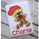 Running Gingerbread Man Applique | Machine Embroidery Designs by JuJu