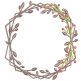 Rustic Laurel Wreaths Machine Embroidery Designs by JuJu