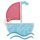 Sailboat 2 Applique | Machine Embroidery Designs by JuJu