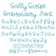 Sally Script Embroidery Font | Machine Embroidery Designs by JuJu