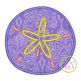 Sand Dollar Applique | Machine Embroidery Designs by JuJu
