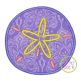 Sand Dollar Applique | Machine Embroidery Designs by JuJu