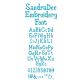Sandra Dee Font Machine Embroidery Designs By JuJu