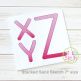 Stacked Sans Sketch Embroidery Monogram Font | Machine Embroidery Designs by JuJu