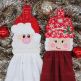 ITH Mr and Mrs Claus Towel Hangers | Machine Embroidery Designs by JuJu