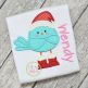 Santa Bird Applique | Machine Embroidery Designs by JuJu