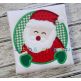 Santa Circle | Machine Embroidery Designs by JuJu/ Stitch Away Applique 