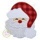 Santa Fluffy Hat Applique | Machine Embroidery Designs by JuJu